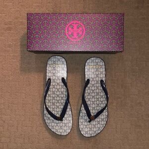 Tory Burch Flip Flops - Cut Out Wedge